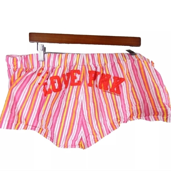 VS PINK Vintage Y2K Embroidered Lounge Shorts - Picture 1 of 3
